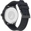 imageNautica Mens NAPCWS303 Clearwater Beach Black Silicone Strap Watch
