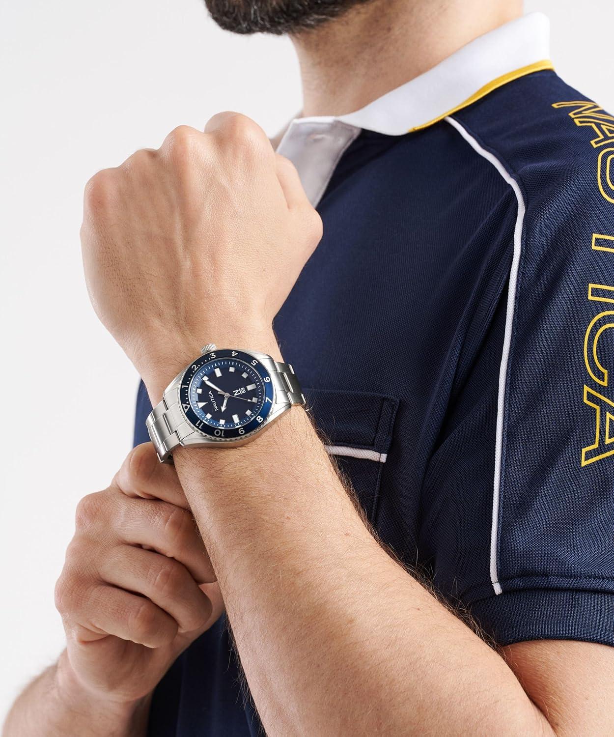 imageNautica FINN World Stainless Steel Bracelet Watch