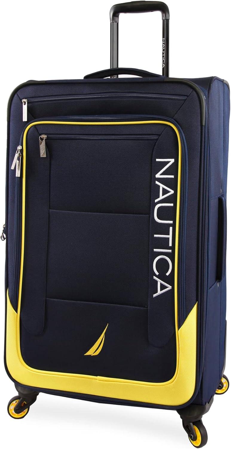 imageNautica Helios 2pc Softside Luggage SetNAVY YELLOW