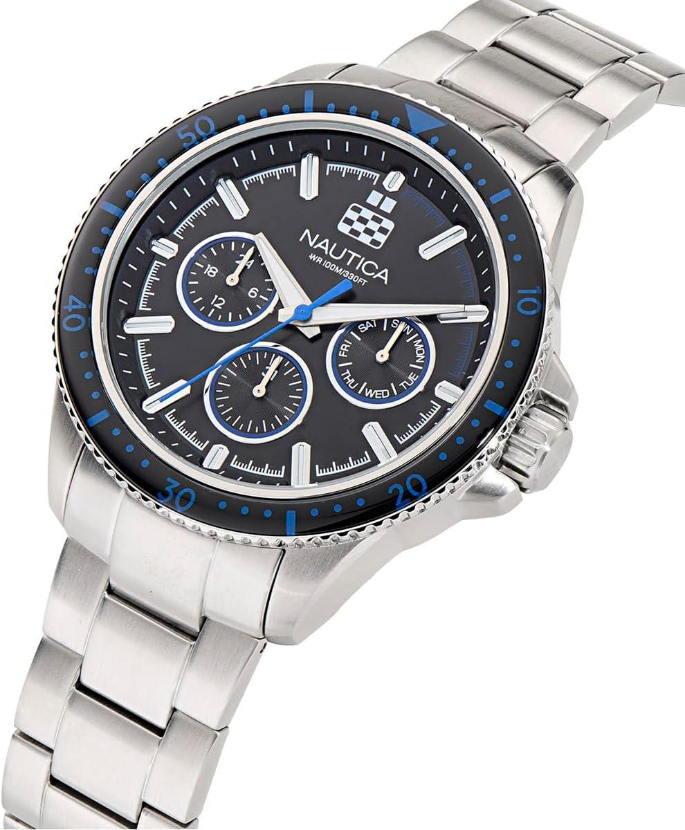 imageNautica NCT Windrose Stainless Steel Bracelet Watch