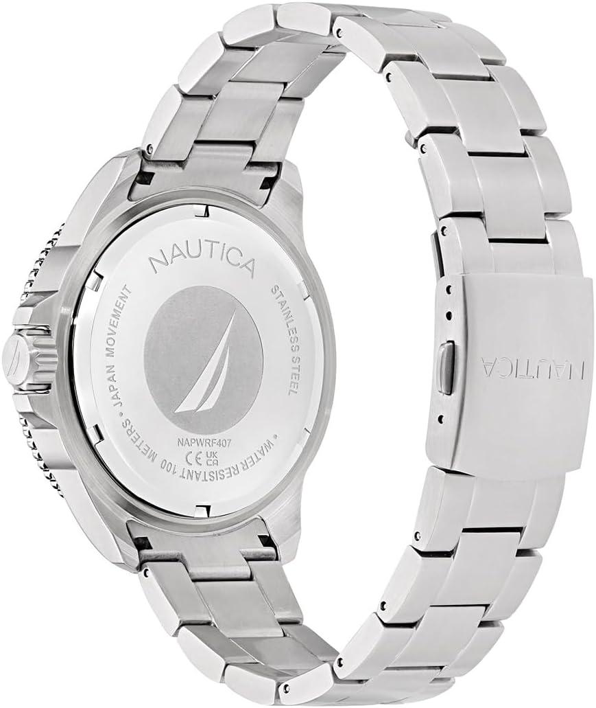 imageNautica NCT Windrose Stainless Steel Bracelet Watch