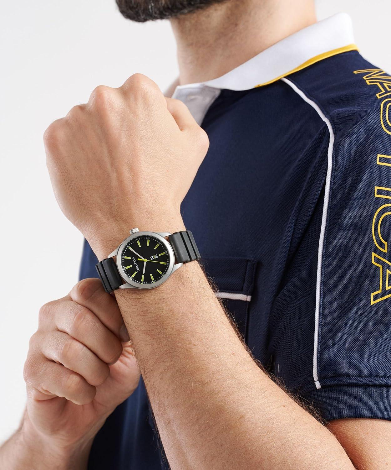 imageNautica NSR Silicone Strap Watch