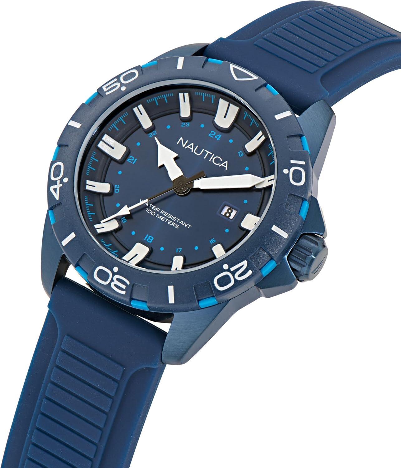 imageNautica NSR Silicone Strap Watch