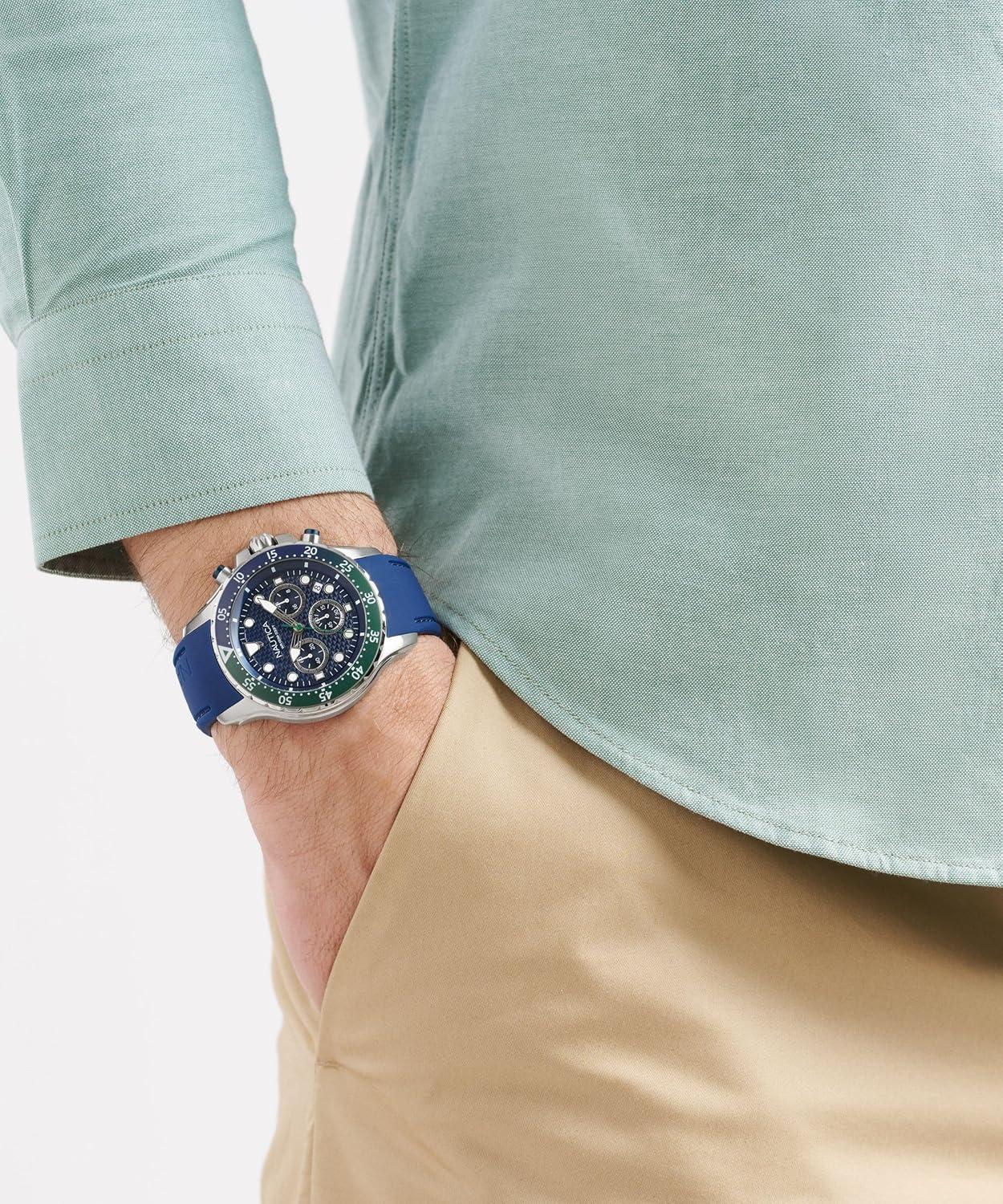 imageNautica NST Silicone Strap Watch