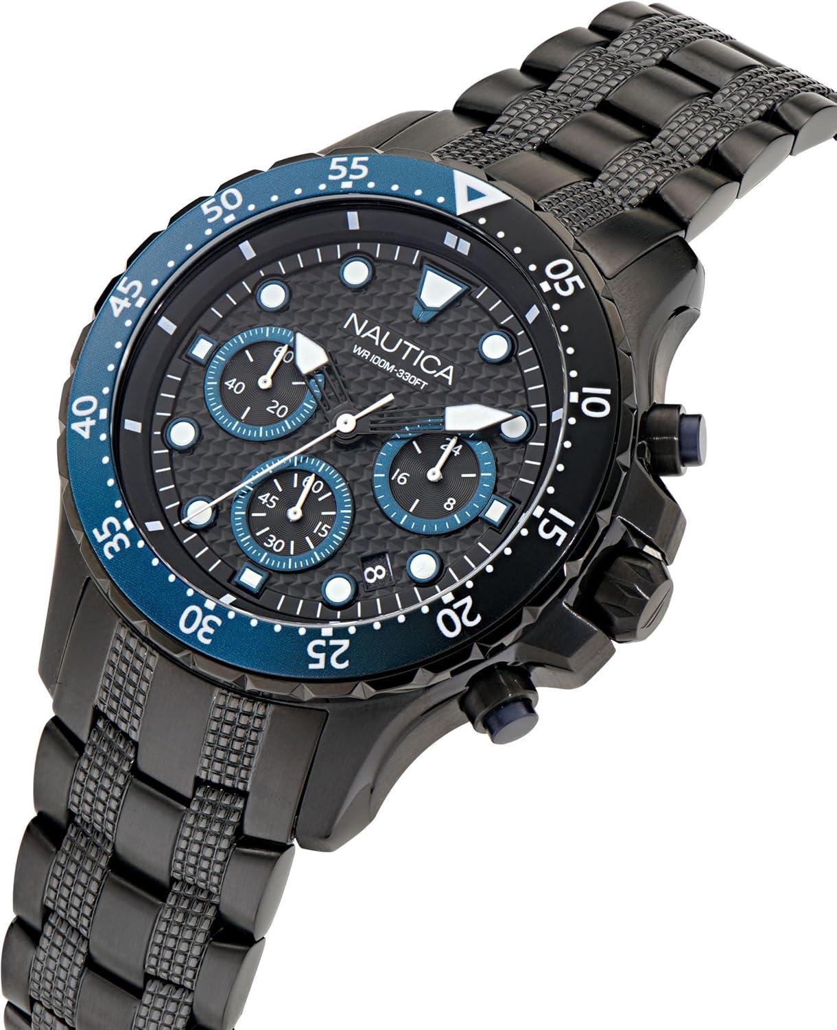 imageNautica NST Stainless Steel Bracelet Watch