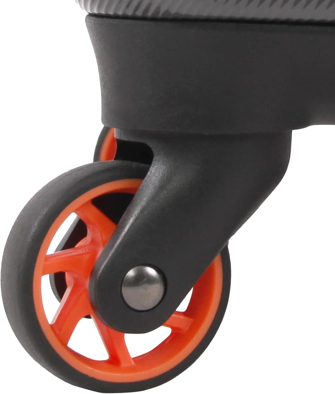 imageNautica Roadie 3pc Hardside Luggage SetGreyOrange