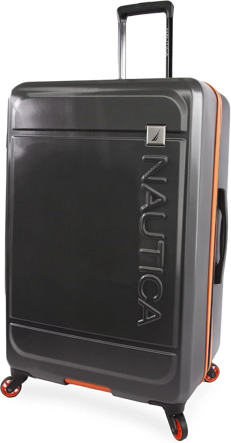 imageNautica Roadie 3pc Hardside Luggage SetGreyOrange