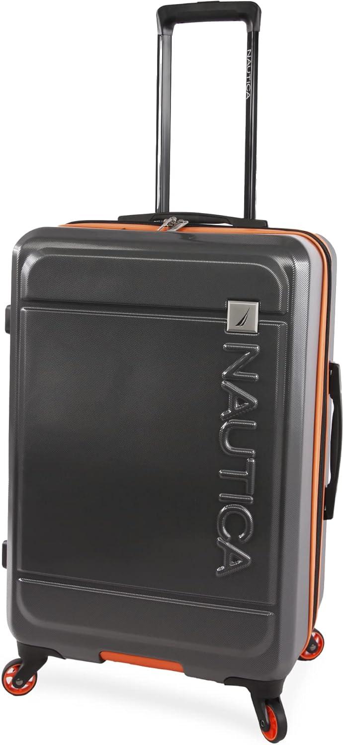 imageNautica Roadie 3pc Hardside Luggage SetGreyOrange
