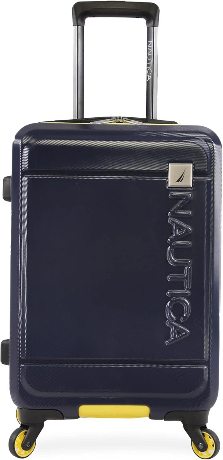 imageNautica Roadie 3pc Hardside Luggage SetNavyYellow