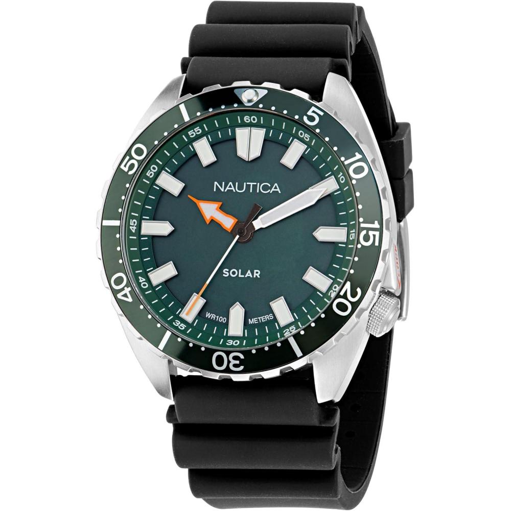 imageNautica Vintage Silicone Strap Watch