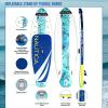 imageInflatable Paddle Board Nautica Frontier 10  Portable Paddle Board Package with Inflatable SUP Board  Paddle  Hand Pump  Ankle Leash  Dry Pouch  Repair Kit  and Storage Backpack Inflatable Paddle Boards for Adults
