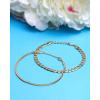 imageNautica 14K Gold Plated Brass Anklet  Double Row Layered Chain Anklet for WomenCurbSnake