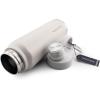 imageNautica 25 oz hydration flask DoubleWall Vacuum Insulated bottle Leak Proof ampamp BPA Free LIGHT BLUELIGHT GREY