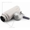 imageNautica 25 oz hydration flask DoubleWall Vacuum Insulated bottle Leak Proof ampamp BPA Free LIGHT BLUELIGHT GREY