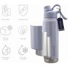 imageNautica 25 oz hydration flask DoubleWall Vacuum Insulated bottle Leak Proof ampamp BPA Free LIGHT BLUELight Blue