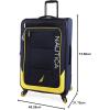 imageNautica Helios 2pc Softside Luggage SetNAVY YELLOW