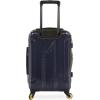 imageNautica Maker 21quot Carry On Hardside Spinner LuggageNavyYellow
