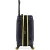 imageNautica Maker 21quot Carry On Hardside Spinner LuggageNavyYellow