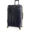 imageNautica Maker 21quot Carry On Hardside Spinner LuggageNavyYellow