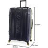imageNautica Maker 21quot Carry On Hardside Spinner LuggageNavyYellow