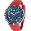 imageNautica Mens Blue Silicone Strap ampamp Red Silicone Strap Watch Model NAPNSS401