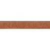 imageNautica Mens Signature Leather and Canvas Belt  Ribbon Detail  Flag Design  Classic  Casual  Metal BuckleEmbossed Logo  Tan