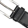 imageNautica Mens Stretch Belt  Elastic  Adjustable  Classic  Everyday  Business  Work  Casual  Metal BuckleStretch Webbing  BlackGrey