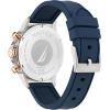 imageNautica NCT Blue Ocean Silicone ampamp Leather Strap Watch Box Set