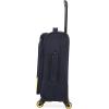 imageNautica Pathfinder 2pc Softside Luggage Set Carry On  DuffelNavyYellow
