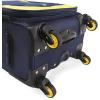 imageNautica Pathfinder 2pc Softside Luggage Set Carry On  DuffelNavyYellow