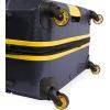 imageNautica Quest 21quot Carry On Hardside Spinner LuggageNavy  Yellow