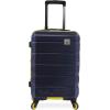 imageNautica Quest 21quot Carry On Hardside Spinner LuggageNavy  Yellow