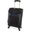 imageNautica Seascape Collection 4pc Softside Luggage SetBlackBlue