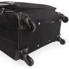imageNautica Seascape Collection 4pc Softside Luggage SetBlackBlue