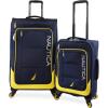 imageNautica Helios 2pc Softside Luggage SetNAVY YELLOW