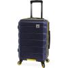 imageNautica Quest 21quot Carry On Hardside Spinner LuggageNavy  Yellow