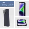 imageNAUTICA Matte Phone Case for iPhone 14 Plus Case with UltraLight Slim Design SoftTouch Finish AntiScratch Shockproof Protective FullBody Phone CoverNavy