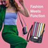 imageNautica Catalina RFID Womens Crossbody Bag Vegan Leather Compact Cell Phone Shoulder Travel Purse HolderBlack