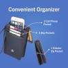 imageNautica Catalina RFID Womens Crossbody Bag Vegan Leather Compact Cell Phone Shoulder Travel Purse HolderBlack