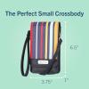 imageNautica Catalina RFID Womens Crossbody Bag Vegan Leather Compact Cell Phone Shoulder Travel Purse HolderBlack