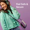 imageNautica Catalina RFID Womens Crossbody Bag Vegan Leather Compact Cell Phone Shoulder Travel Purse HolderFuego Red