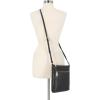 imageNautica Lakeside Signature Jaquard North South Crossbody BagBlack Lattice Quilt