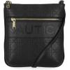 imageNautica Lakeside Signature Jaquard North South Crossbody BagBlack Lattice Quilt