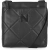 imageNautica Lakeside Signature Jaquard North South Crossbody BagBlack Marquise Quilt