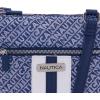 imageNautica Lakeside Signature Jaquard North South Crossbody BagIndigo
