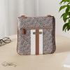 imageNautica Lakeside Signature Jaquard North South Crossbody BagKhaki