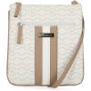 imageNautica Lakeside Signature Jaquard North South Crossbody BagPorthole White