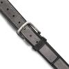 imageNautica Mens Casual Leather Belt  Everyday  Classic  Pants  Jeans  Khakis  Chinos  Metal BuckleCasual Overlay  Grey