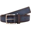 imageNautica Mens Casual Leather Belt  Everyday  Classic  Pants  Jeans  Khakis  Chinos  Metal BuckleCasual Overlay  Navy