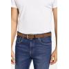imageNautica Mens Casual Leather Belt  Everyday  Classic  Pants  Jeans  Khakis  Chinos  Metal BuckleCasual Overlay  Tan